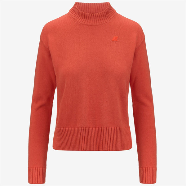 k way AGATA COTTON CASHMERE RED PAPAVERO