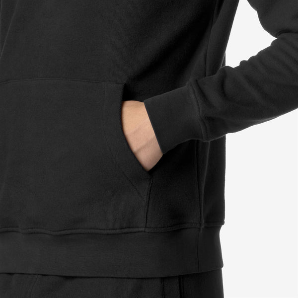 K Way ALBAN HEAVY FLEECE BLACK PURE