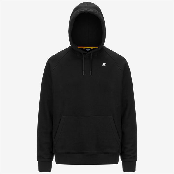 k way ALBAN HEAVY FLEECE BLACK PURE