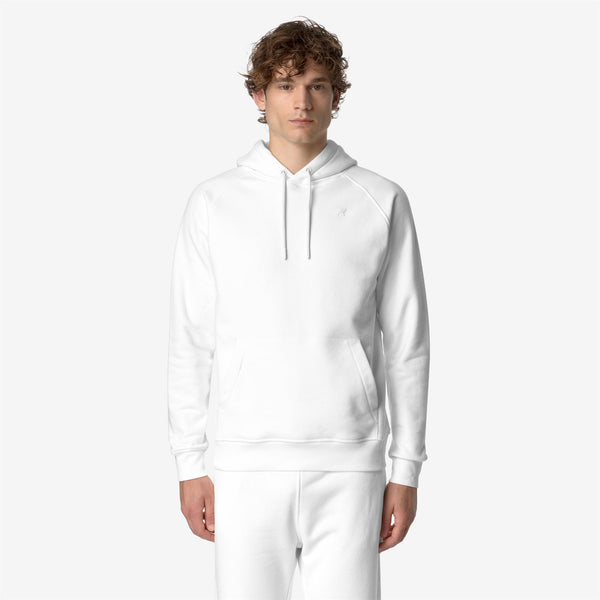 K Way ALBAN HEAVY FLEECE WHITE GARDENIA