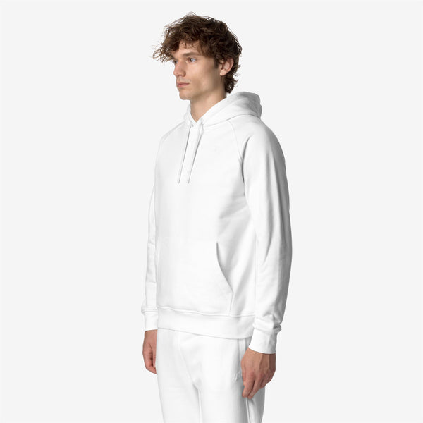 K Way ALBAN HEAVY FLEECE WHITE GARDENIA