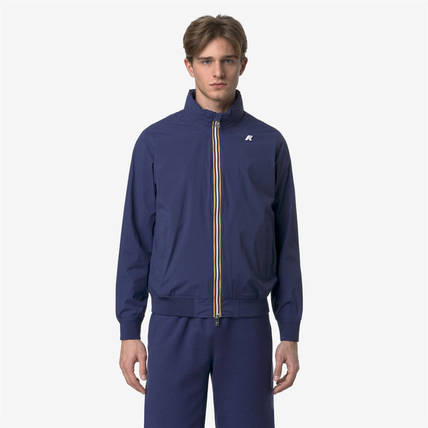 K Way AMAURY STRETCH NYLON JERSEY BLUE DEEP COBALT