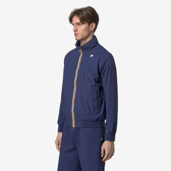 K Way AMAURY STRETCH NYLON JERSEY BLUE DEEP COBALT