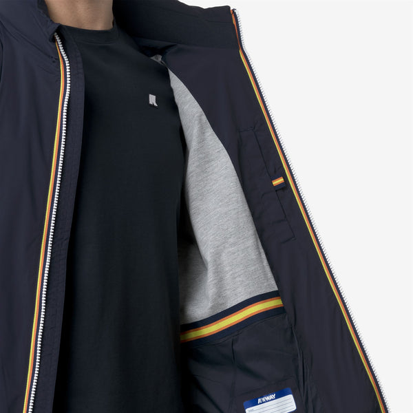 K Way AMAURY STRETCH NYLON JERSEY BLUE DEPTH