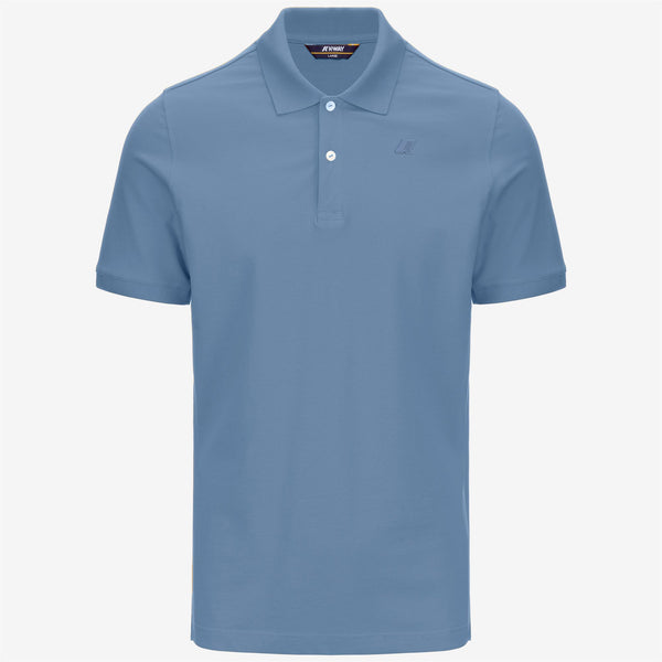 k way AMEDEE PIQUE BLUE ALLURE