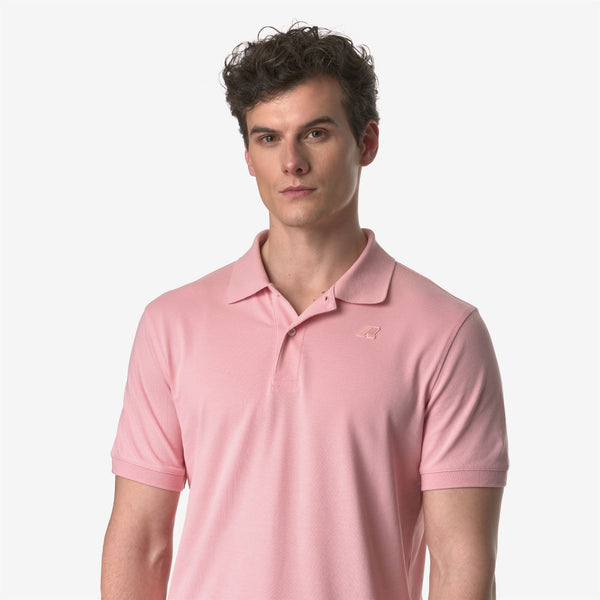 K Way AMEDEE PIQUE PINK ASH