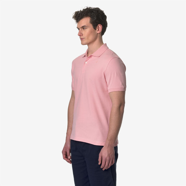 K Way AMEDEE PIQUE PINK ASH