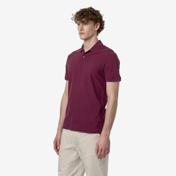 K Way AMEDEE PIQUE RED DK