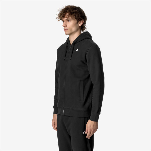 K Way ANTHONY HEAVY FLEECE BLACK PURE