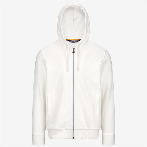 k way ANTHONY HEAVY FLEECE WHITE GARDENIA
