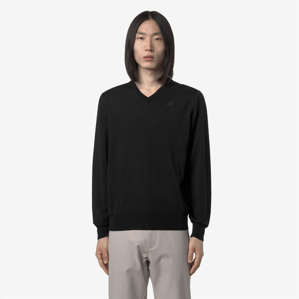 K Way ANTOINE MERINO BLACK PURE