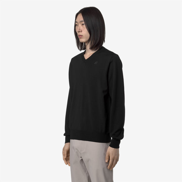 K Way ANTOINE MERINO BLACK PURE