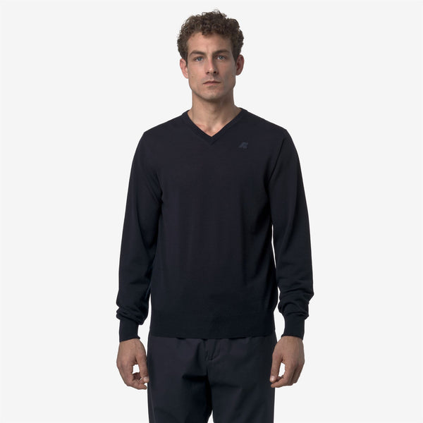 K Way ANTOINE MERINO BLUE DEPTH