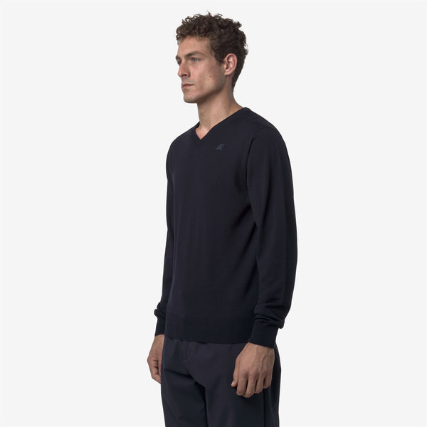 K Way ANTOINE MERINO BLUE DEPTH