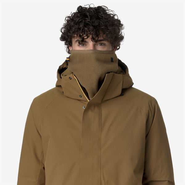 K Way ARAVIS SHERPA POLAR BROWN CORDA