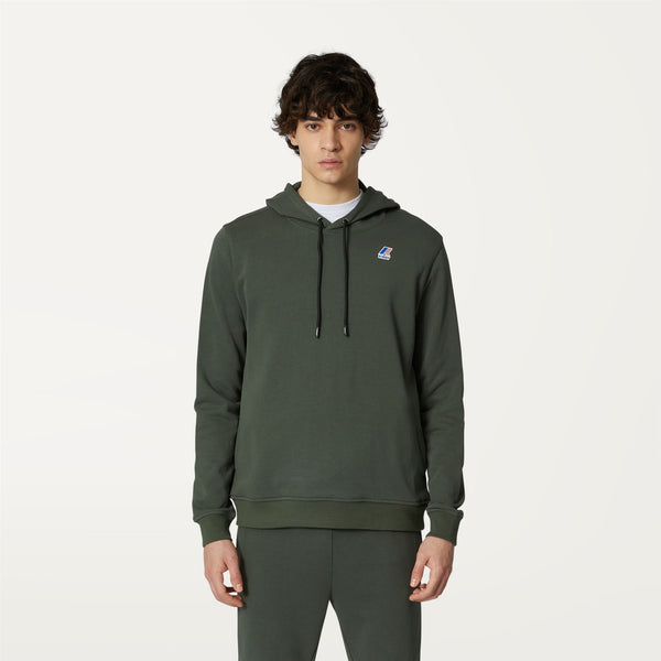 K Way ARNETTE POLY COTTON GREEN BLACKISH