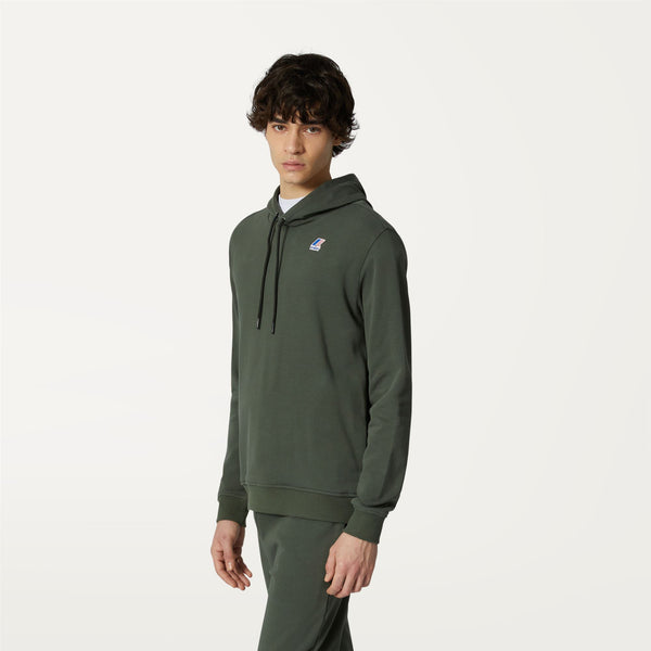 K Way ARNETTE POLY COTTON GREEN BLACKISH