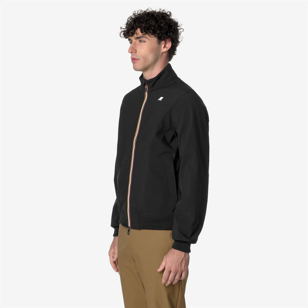 K Way ARSENE BONDED BLACK-BLUE DEPTH