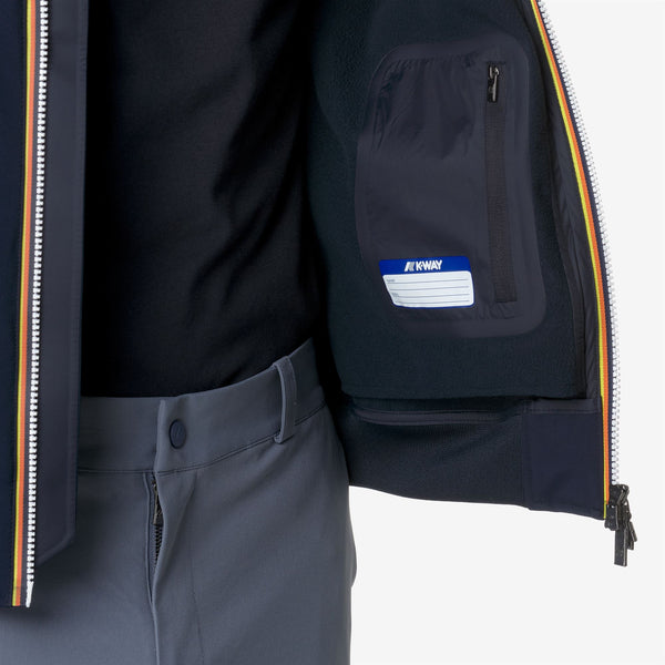 K Way ARSENE BONDED BLUE DEPTH-BLUE DEPTH