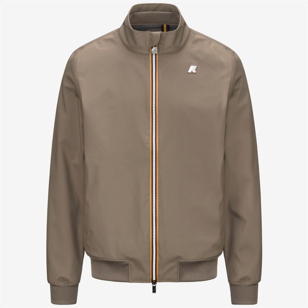 k way ARSENE BONDED JERSEY BEIGE TAUPE