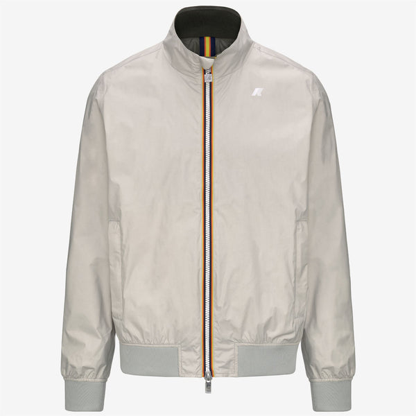 k way ARSENE PLUS.2 REVERSIBLE BEIGE L-GREEN C