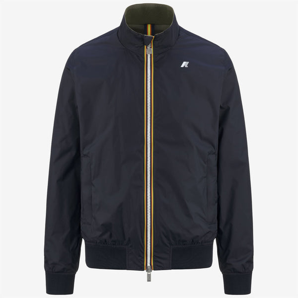 k way ARSENE PLUS.2 REVERSIBLE BLUE D-GREEN C