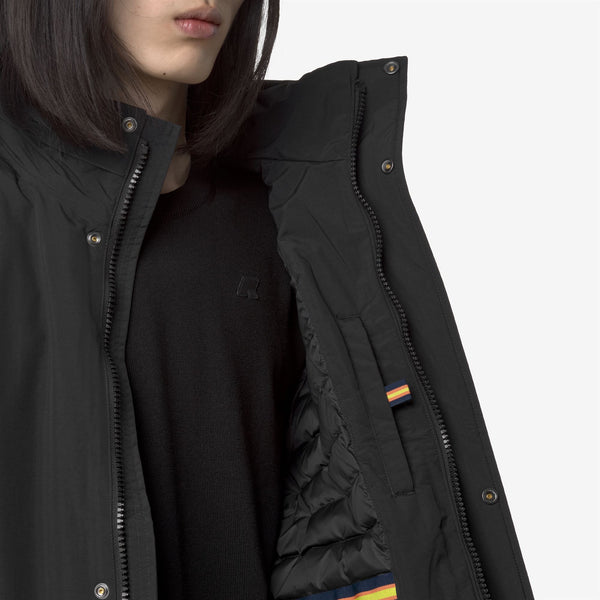 K Way ARSENE WARM OTTOMAN BLACK PURE