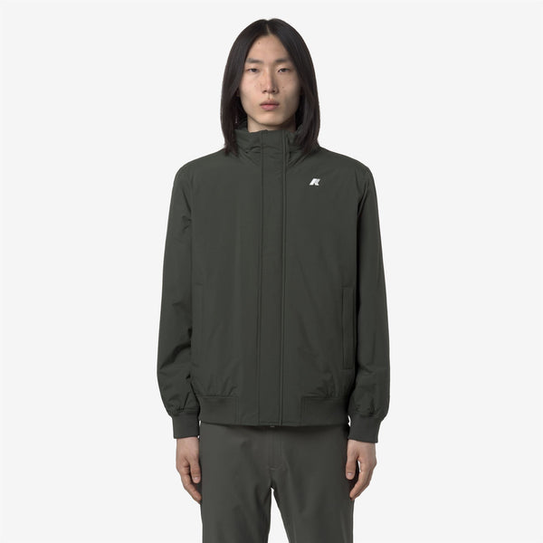 K Way ARSENE WARM OTTOMAN GREEN BLACKISH