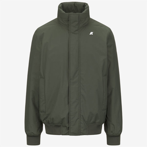 k way ARSENE WARM OTTOMAN GREEN BLACKISH