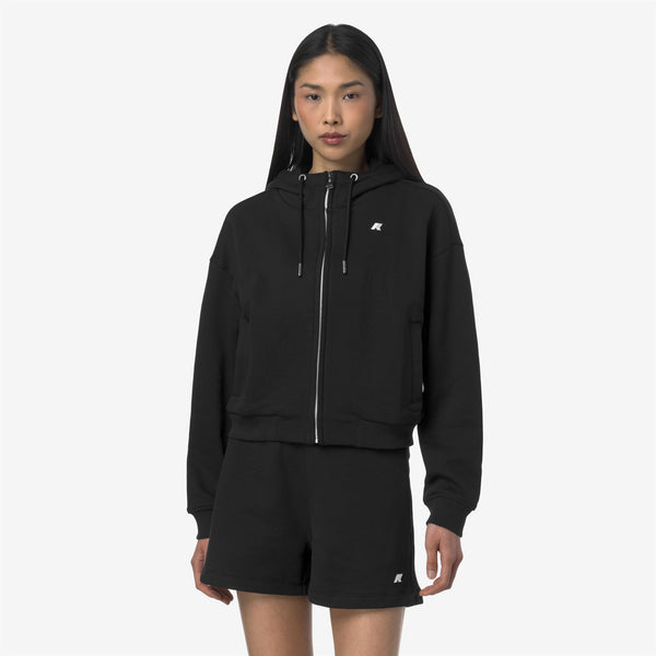 K Way ARWEN FRENCH TERRY BLACK PURE