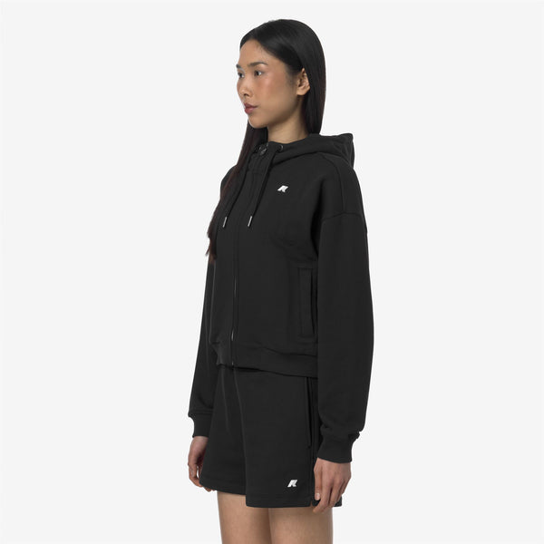 K Way ARWEN FRENCH TERRY BLACK PURE