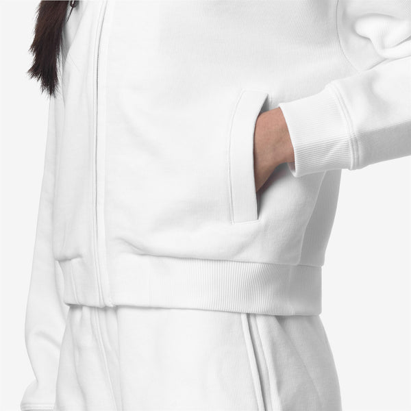 K Way ARWEN FRENCH TERRY WHITE