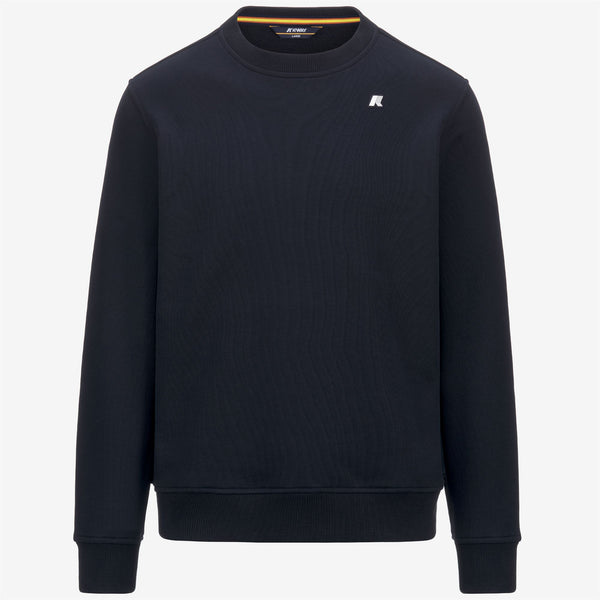 k way BAPTISTE FRENCH TERRY BLUE DEPTH