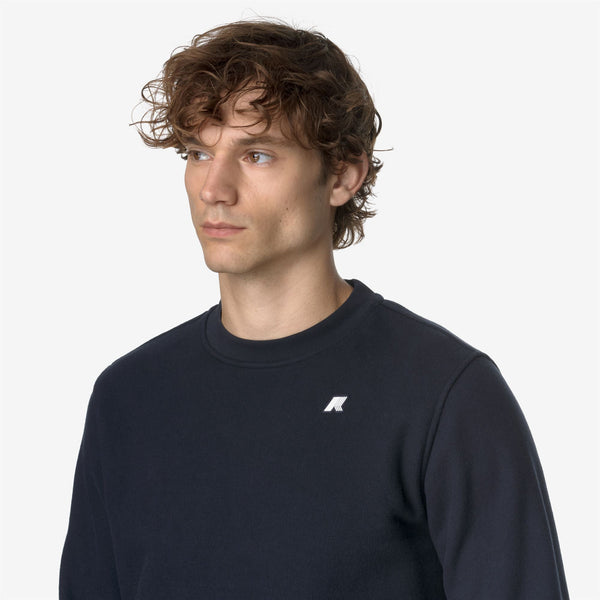 K Way BAPTISTE HEAVY FLEECE BLUE DEPTH