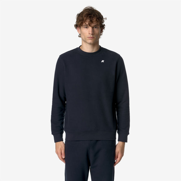 K Way BAPTISTE HEAVY FLEECE BLUE DEPTH