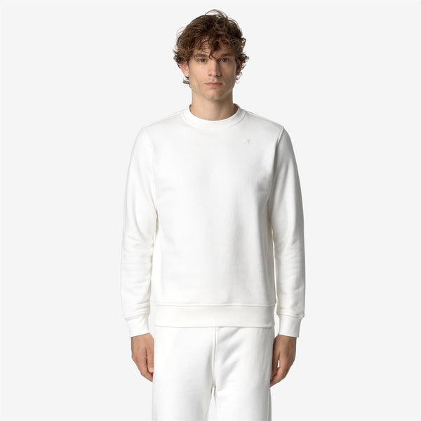 K Way BAPTISTE HEAVY FLEECE WHITE GARDENIA