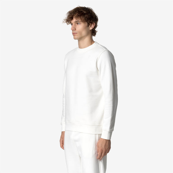 K Way BAPTISTE HEAVY FLEECE WHITE GARDENIA
