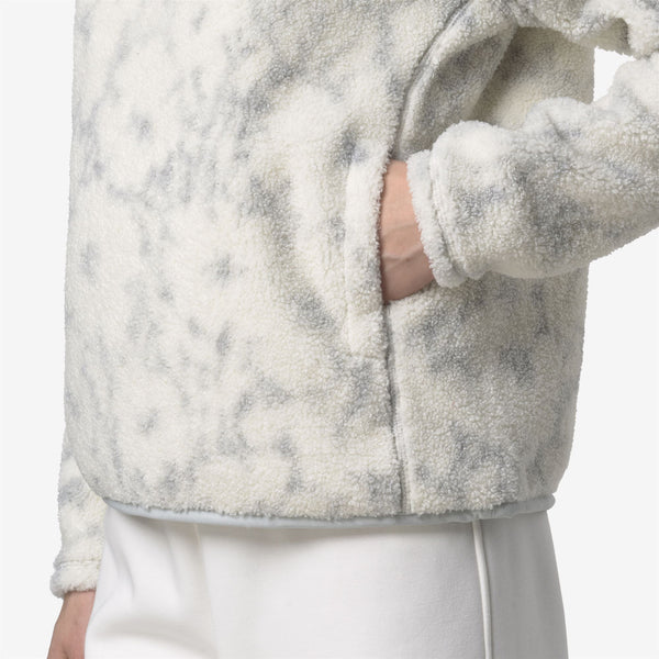 K Way BENEDICTE ORSETTO PRINT ECRU-GREY FLOWERS