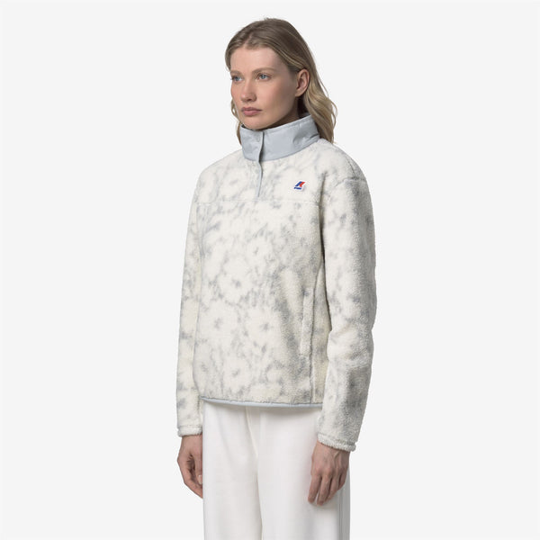 K Way BENEDICTE ORSETTO PRINT ECRU-GREY FLOWERS