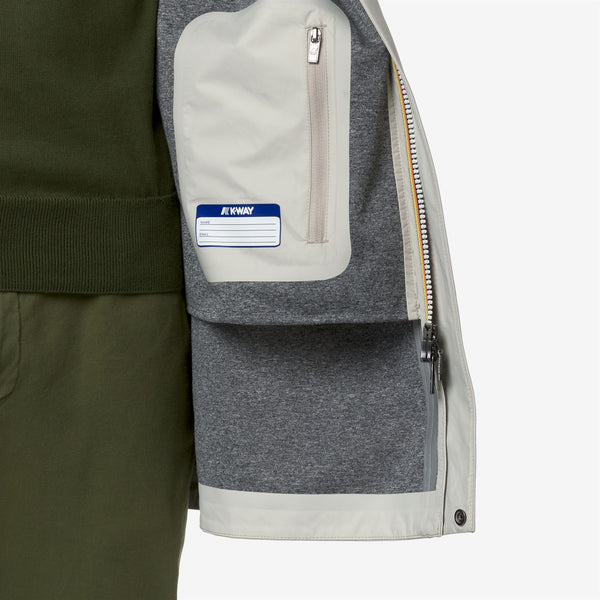 K Way BENNY BONDED JERSEY BEIGE LT