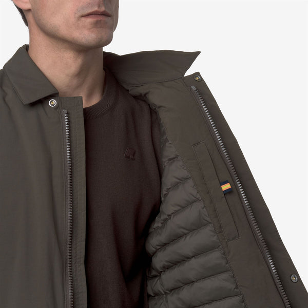 K Way BENNY WARM OTTOMAN BLACK OLIVE