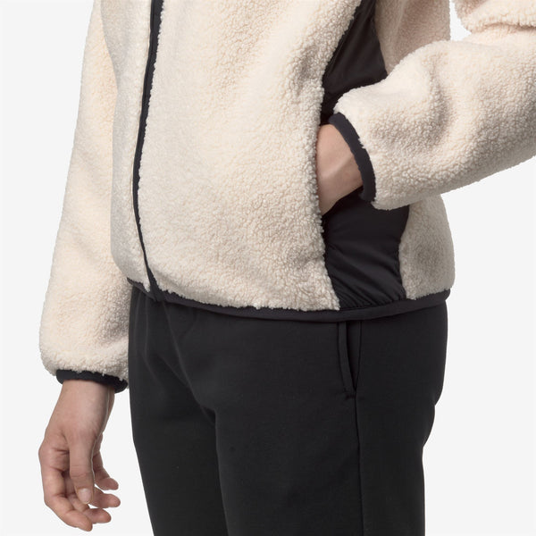 K Way BERNARDINE 4.0 ORSETTO BLACK PURE-ECRU