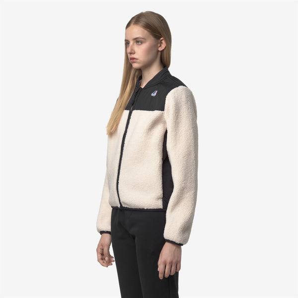 K Way BERNARDINE 4.0 ORSETTO BLACK PURE-ECRU