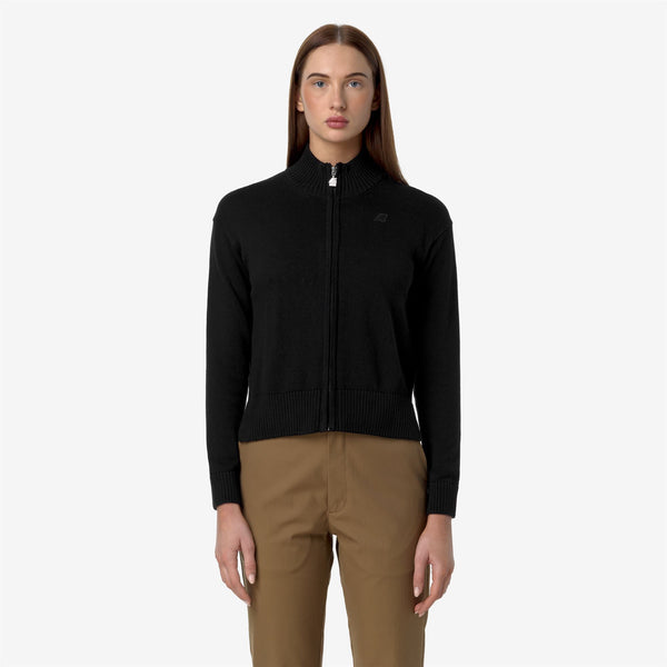 K Way BETINNE COTTON CASHMERE BLACK PURE