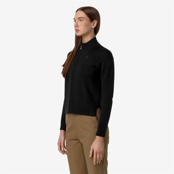K Way BETINNE COTTON CASHMERE BLACK PURE