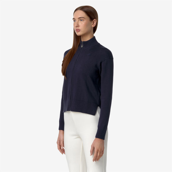 K Way BETINNE COTTON CASHMERE BLUE DK