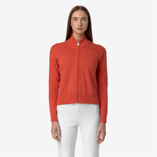 K Way BETINNE COTTON CASHMERE RED PAPAVERO