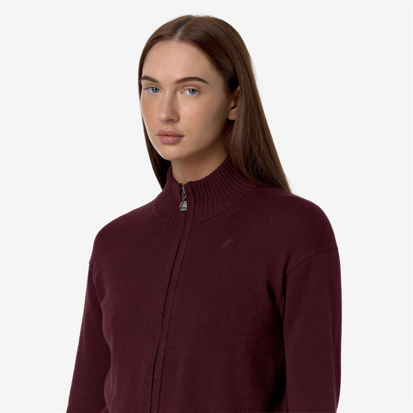 K Way BETINNE COTTON CASHMERE RED PORT ROYALE