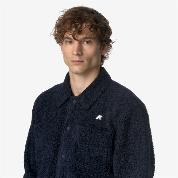 K Way CAMERON SHERPA POLAR BLUE DEPTH-BLUE DEPTH