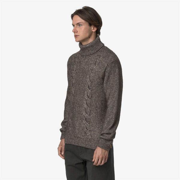 K Way CIRAL BLACK OLIVE-OFF WHITE